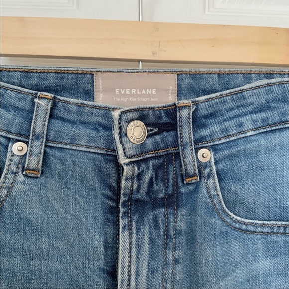 Everlane High rise straight jeans - Picture 4 of 5